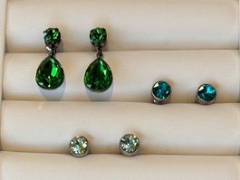 Ohrstecker-Set mit Swarovski-Steinen Nr. 5