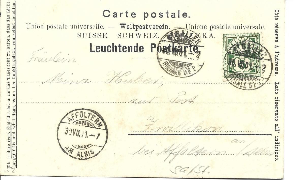 Cartoline postali: AK  St.Gallen  Poststrasse – Usato da Appenzell venduto da mai25 1