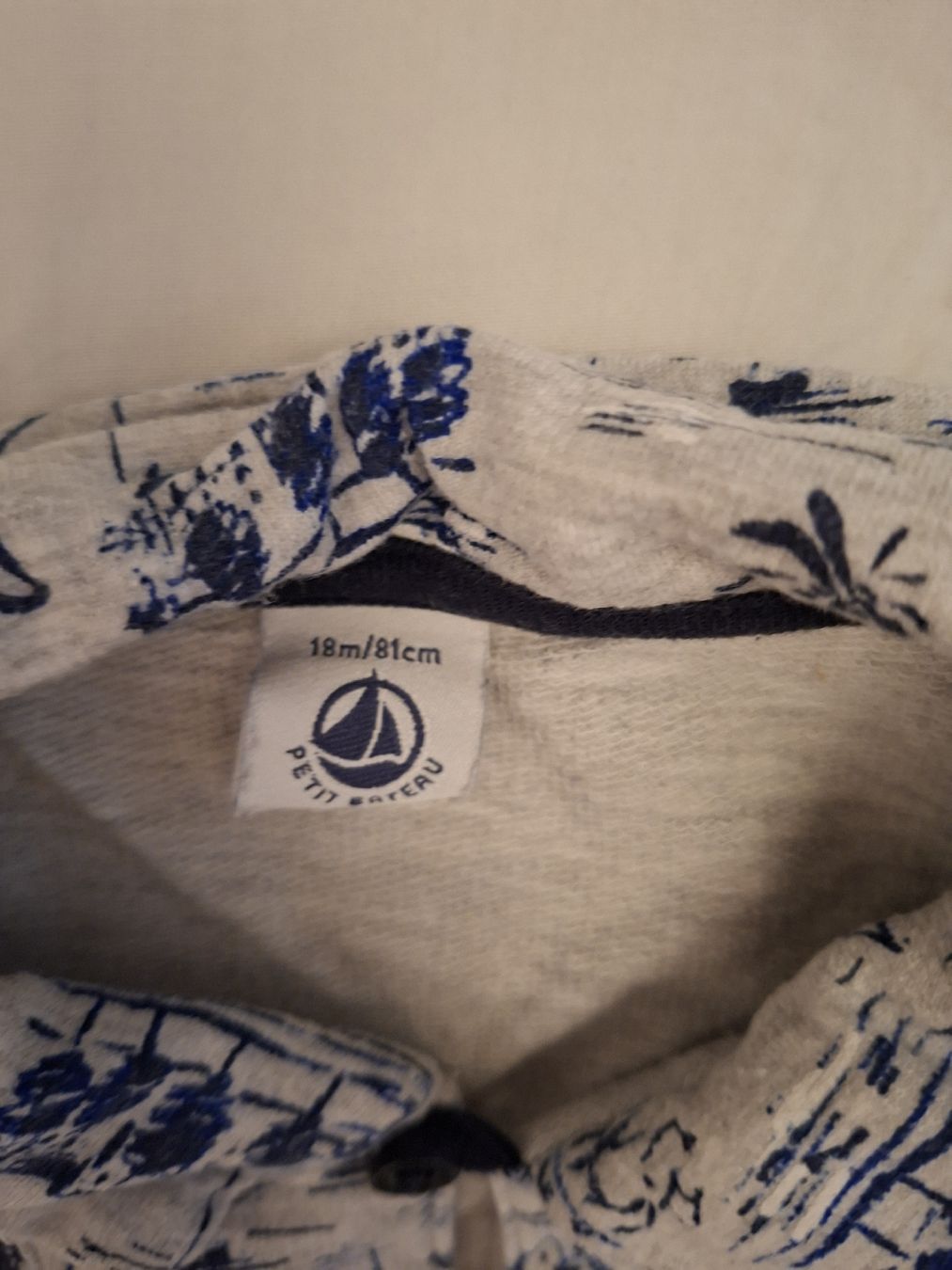 Petit Bateau Pullover & Sweatshirts: Pull imprimé Petit Bateau garçon taille 81cm – Gebraucht aus Plan-les-Ouates von Laly_92 2