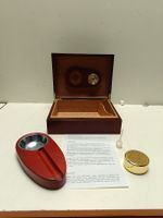 Humidor Mahagoni mit Hygrometer und Zubehör (nov935)