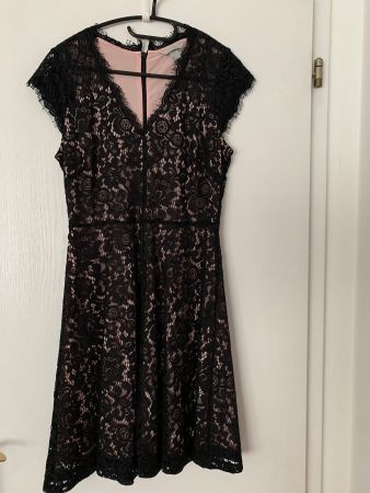 Elegantes Spitzenkleid H&M schwarz Gr. S Festlich Hochzei...