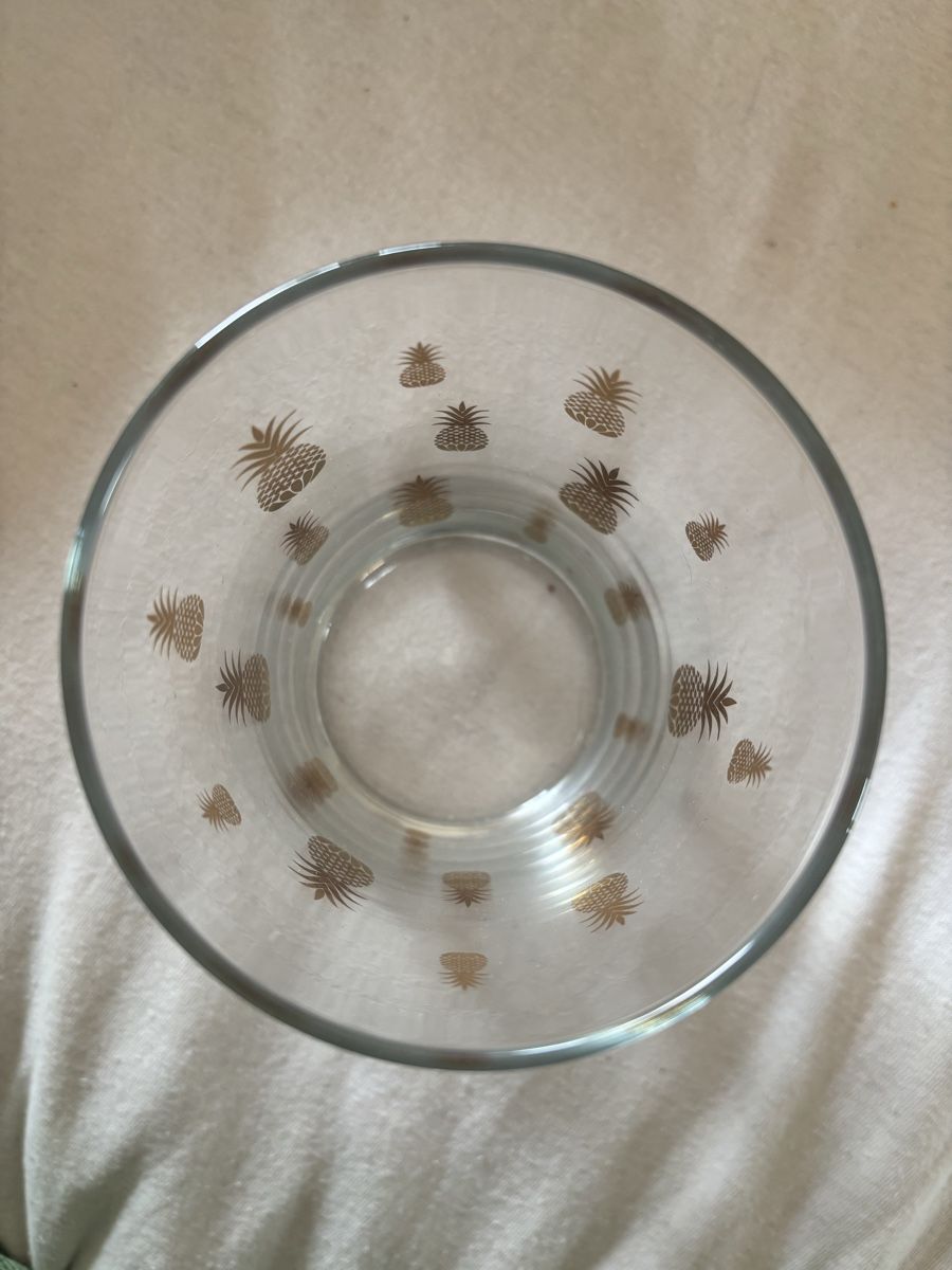 Bicchieri: Glas mit goldenen Ananas – Nuovo (secondo la descrizione) da Nürensdorf venduto da ali_qyh6 3
