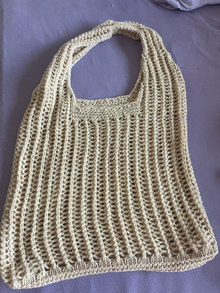 Borse da donna: Strandtasche gehäkelt beige – Nuovo e nell'imballaggio originale da Giswil venduto da Mauritius9026