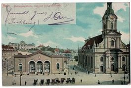 Bern, Heiliggeist, Bahnhof, Universität, gelaufen 1905