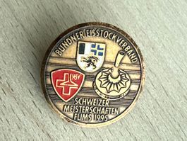 Pin Eisstockschiessen Schweizer Meisterschaften 1995