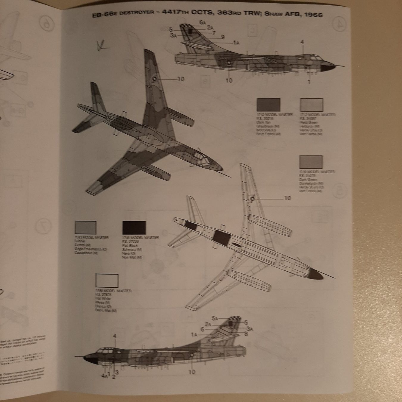 Italeri Modellbausätze & Standmodelle: 2202 ... Douglas EB 66 E-DL Destroyer ... Italeri 199 – Gebraucht aus Bonstetten von Benibanny59 1
