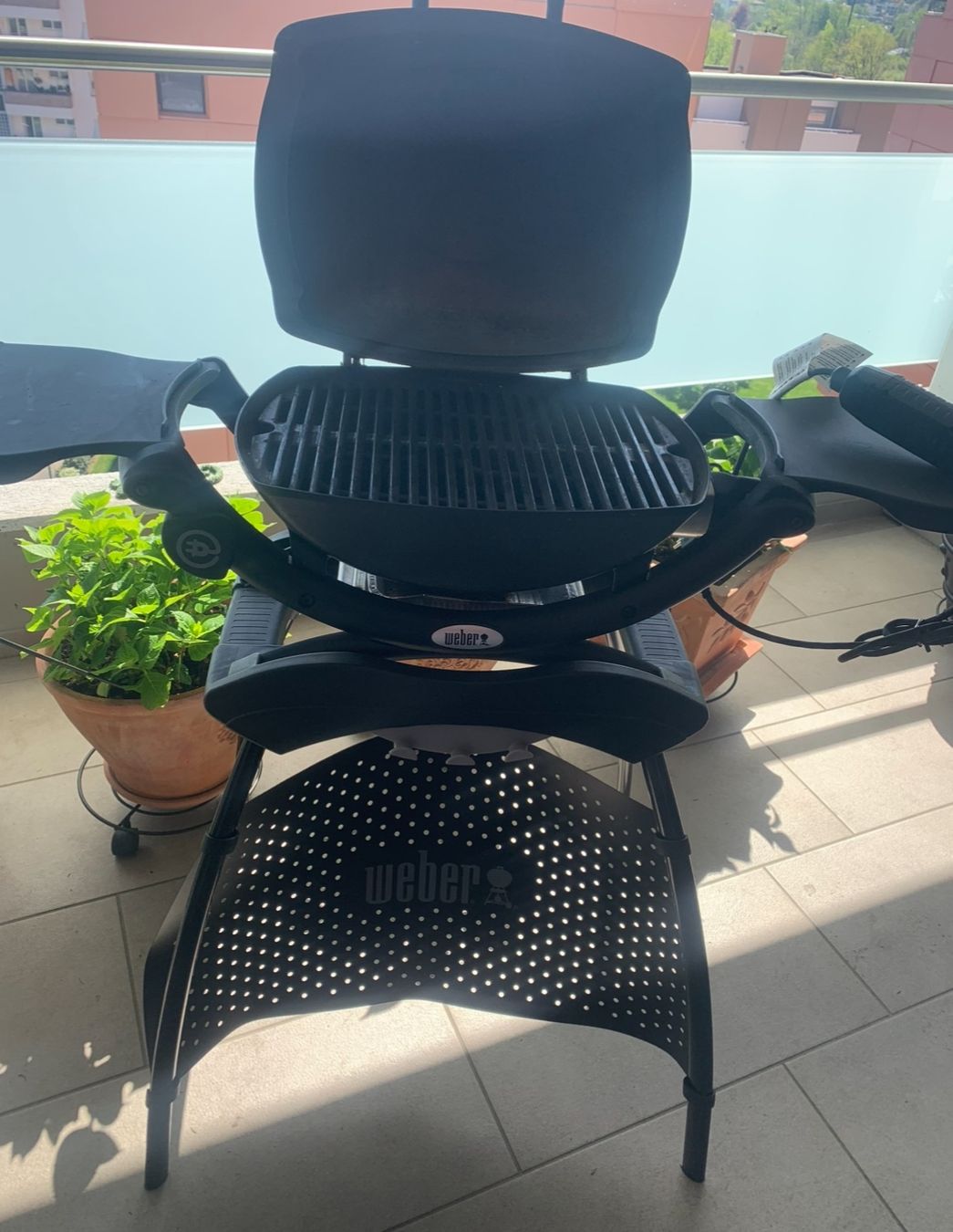 Weber Griglie: Weber Elektrogrill Q1400 mit Ständer – Nuovo (secondo la descrizione) da Locarno venduto da Galbanino 1