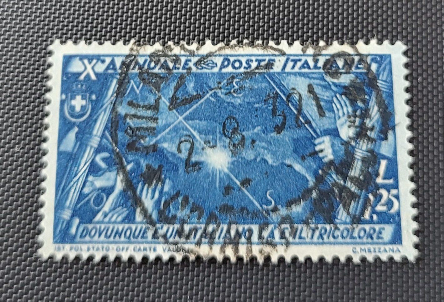 Tutti i francobolli: Italien 1932 alte briefmarke – Usato da St Gallen venduto da Stampsalshobby