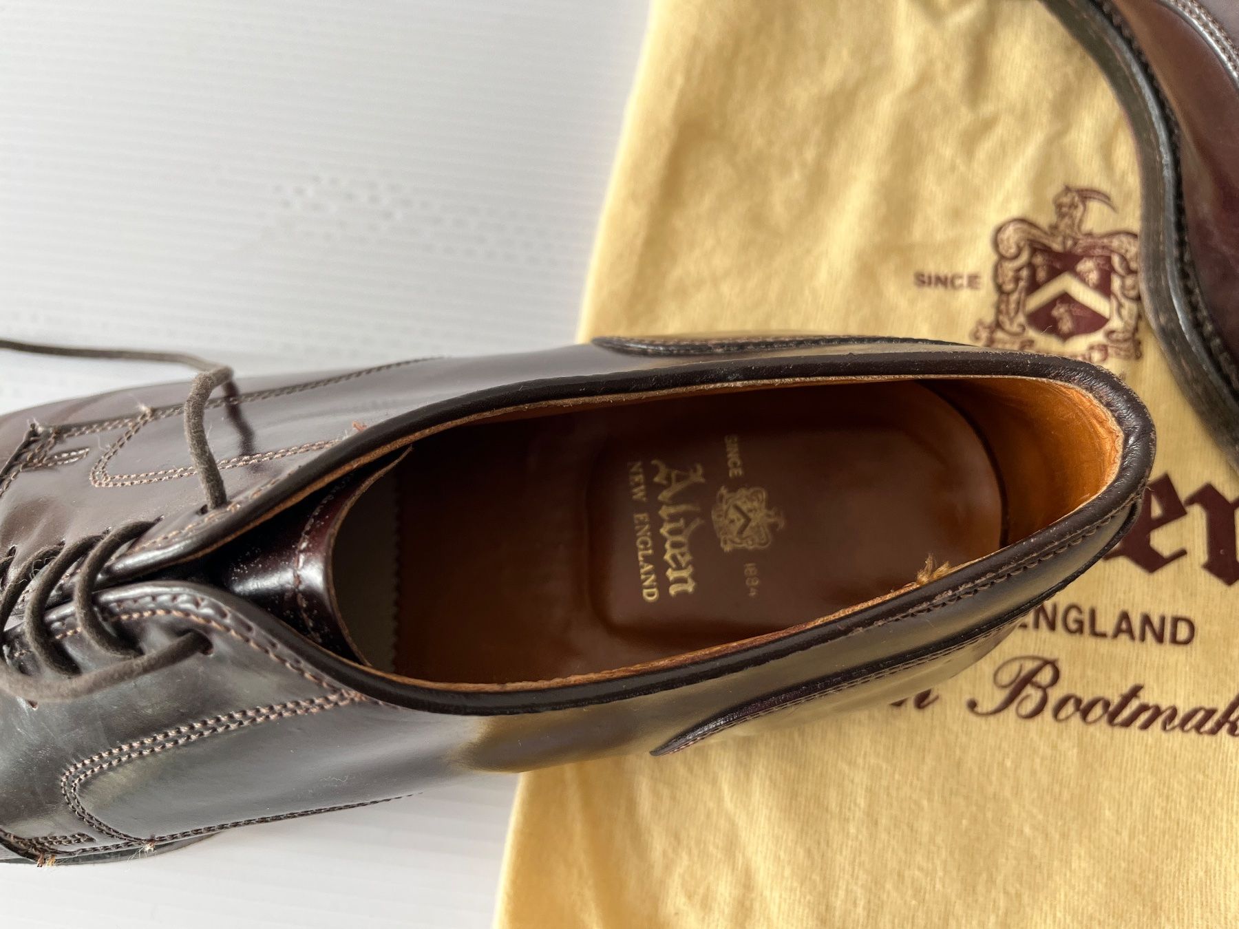 Alden Scarpe da uomo: Alden - 95738F - Cordovan - Burgundy – Usato da Iseo venduto da val_tgk5 1