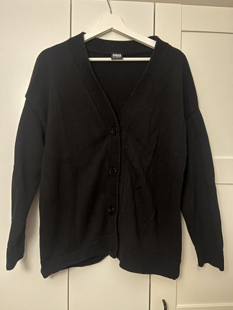 Cardigan schwarz 100% Baumwolle