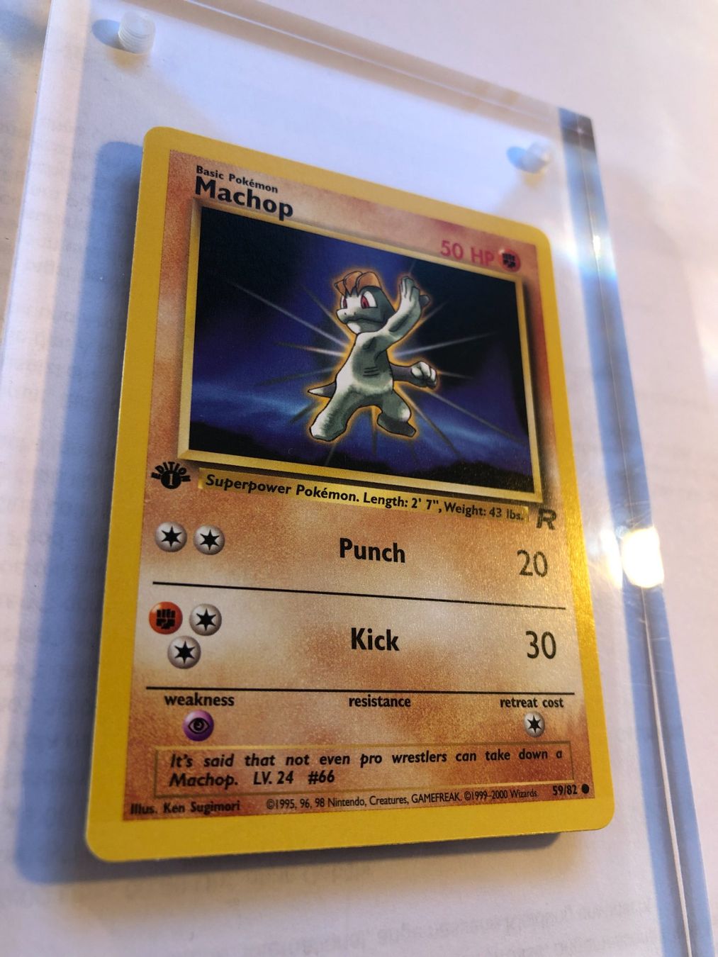 Sammelbilder & Trading cards: Machop 1st Team Rocket - MINT - ab 1.- – Gebraucht aus Giubiasco von dan_pr8b 1