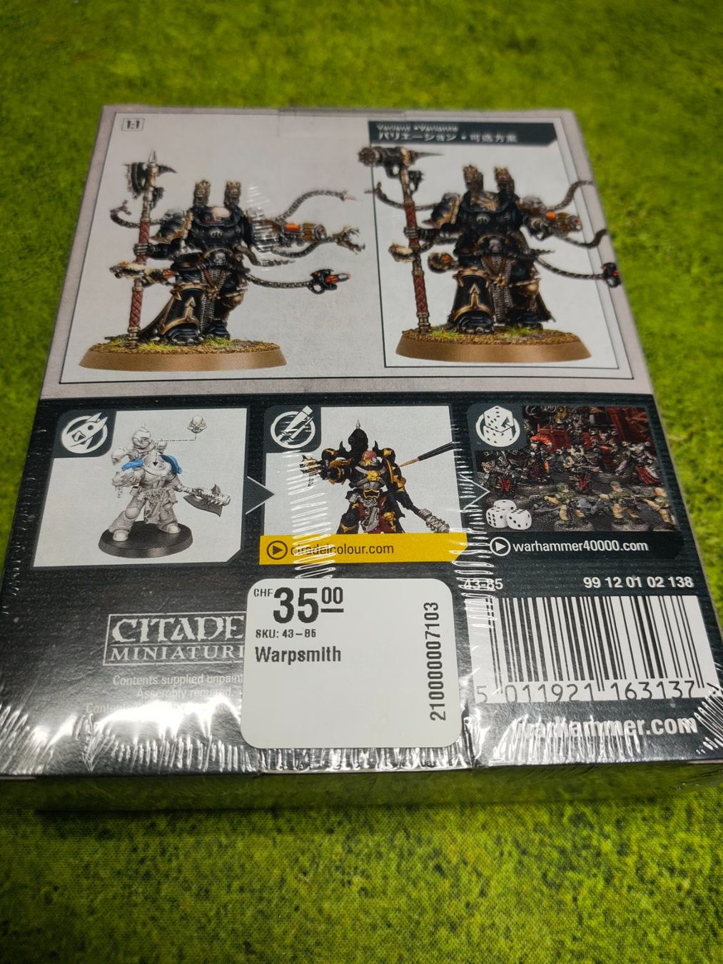 Giochi: Warhammer 40k, Warpsmith, Chaos Space Marines – Nuovo e nell'imballaggio originale da Baden venduto da Araneus 1