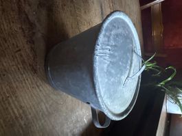 Ancienne Lessiveuse zinc jouet enfant