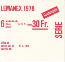 SBK W59 Blockserie 1 - 6 mit ET