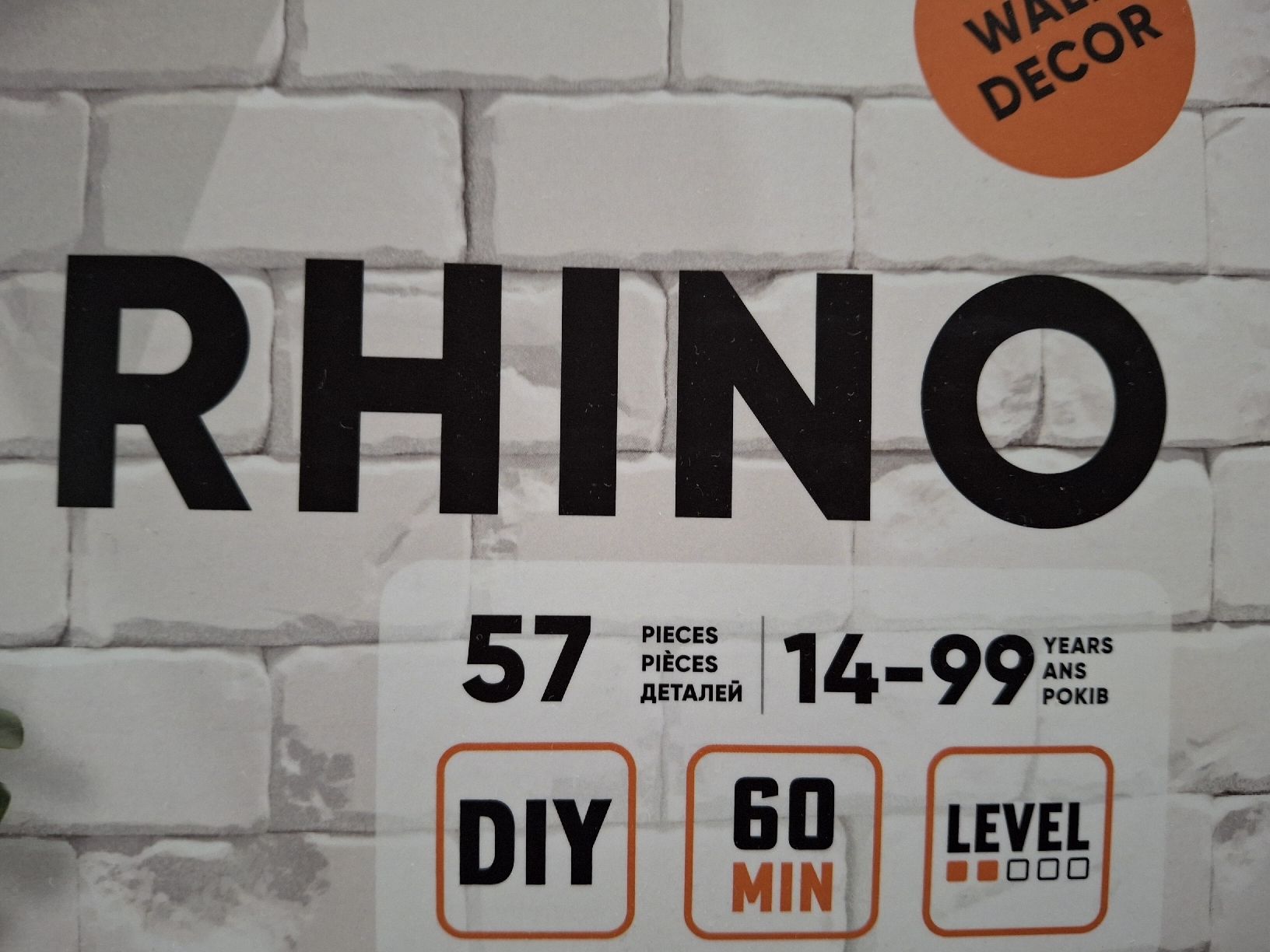 Puzzle: Décor mural puzzle 3D rhino NEUF – Nuovo e nell'imballaggio originale da Lausanne venduto da Cognitia 1