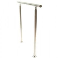 57200 - Edelstahl Treppengeländer 80cm - ohne Querstreben