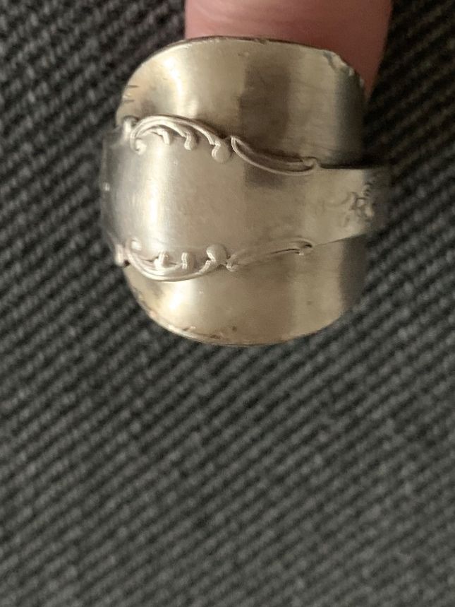 Anelli: Silberring aus alter Vintage Löffel – Usato da Zollikofen venduto da Sommer123