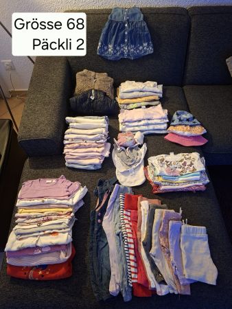 Baby Kleiderpaket Mädchen Grösse 68 gebraucht sortiert