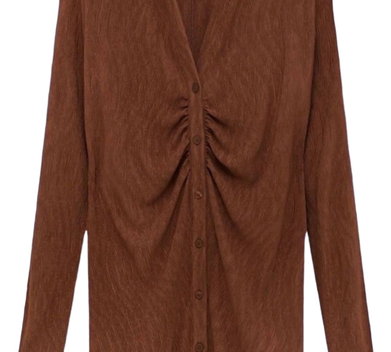 Vestiti: PULL&BEAR Robe chemise - brown – Nuovo e nell'imballaggio originale da Vuisternens-Romont venduto da gol_xp6p 5