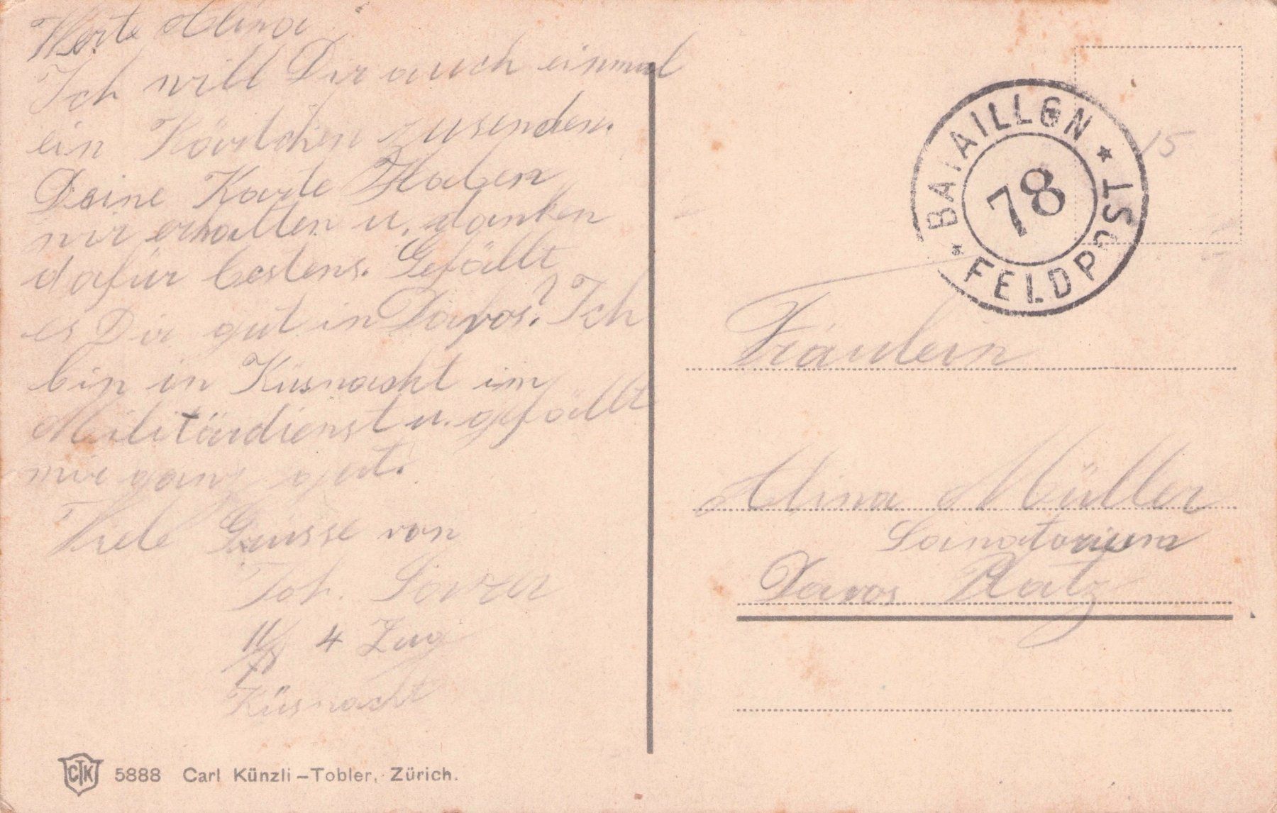 Cartoline postali: Küsnacht ZH // ca. 1910 Dampfschiff Bootswerft E. Reichlin – Usato da Basel venduto da intermezzo12 1