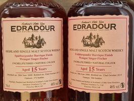 Edradour 15 Jahre, 2 seltene Flaschen Jahrgang 2000! 🥃