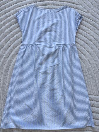 Emery Rose Kleid blau weiss gestreift Sommer S eher M-L neu