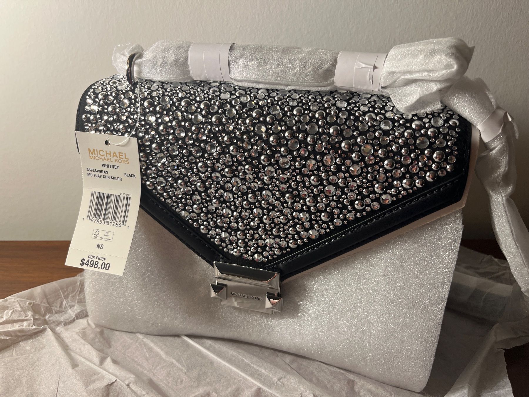 Michael Kors Borse da donna: Michael Kors - Whitney Medium Embellished Shoulder Bag – Nuovo e nell'imballaggio originale da Luzern venduto da Jiggy_8898 2