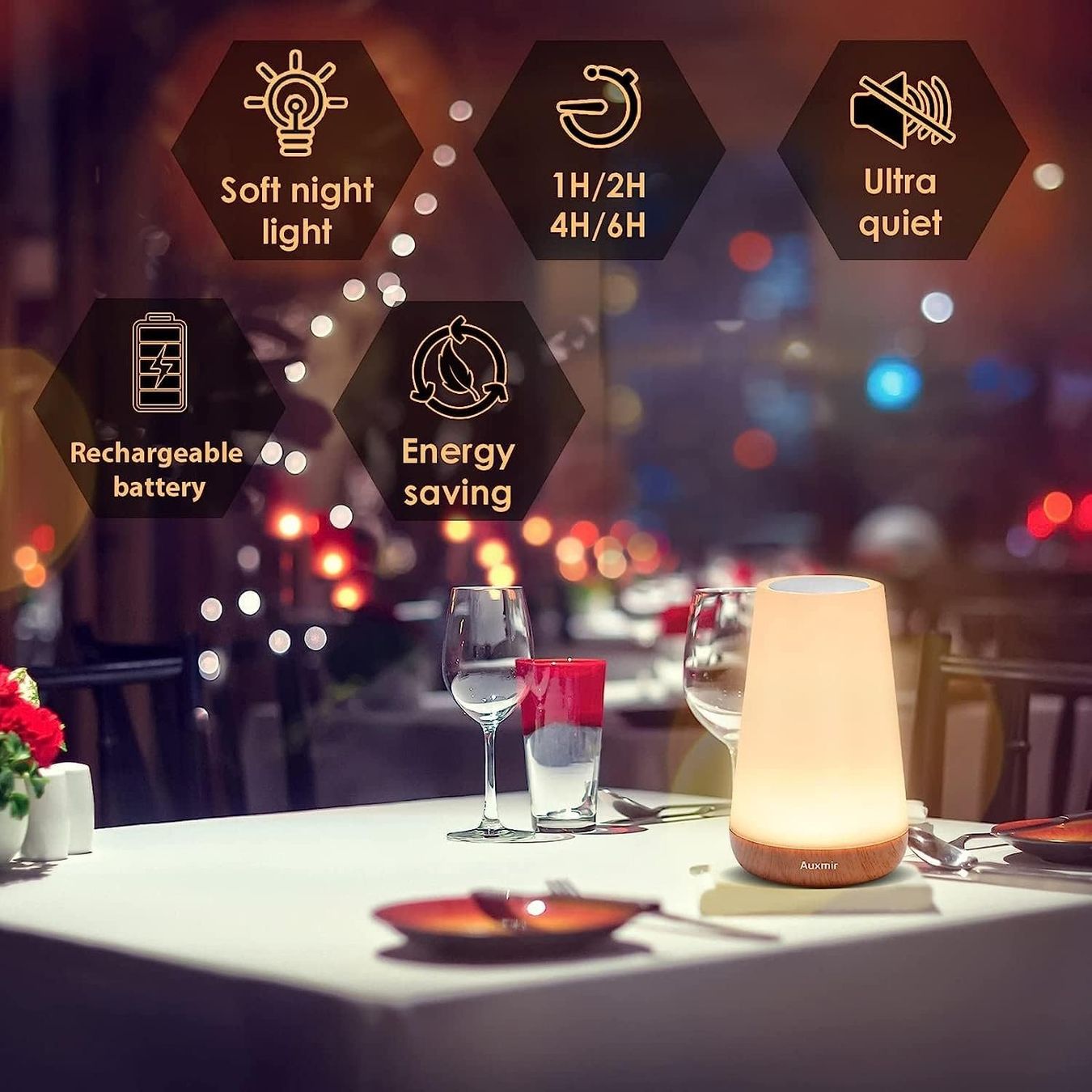 Lampade: LED Nachttischlampe Touch Dimmbar – Nuovo e nell'imballaggio originale da Nuglar venduto da SaleRitter 4