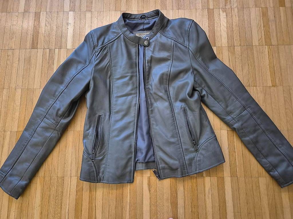 Vestes: Echtlederjacke grau, Grösse L – Neuf avec emballage d'origine à Liestal par Levanto68