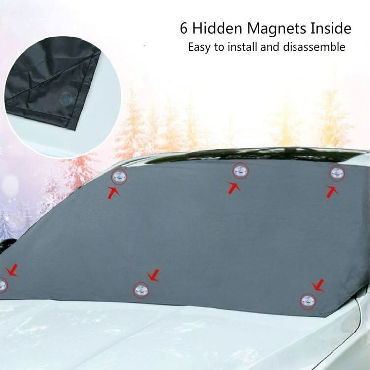Kaufe Auto-Windschutzscheiben-Schneedecke mit Magneten