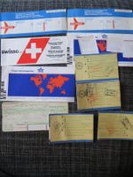 Lot billets anciens Swissair