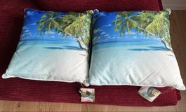 NEW Outdoor Cushions (Set of 2) 45x45cm 🌴🌊☀️