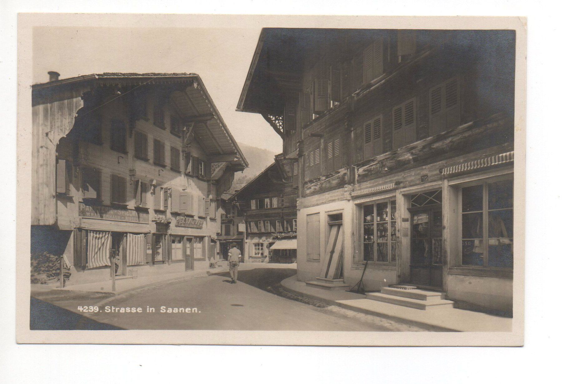 Cartoline postali: Strasse in SAANEN – Usato da Jona venduto da philajona