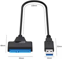 2,5" Festplatte PC Laptop USB 3.0 zu SATA Adapter Kabel