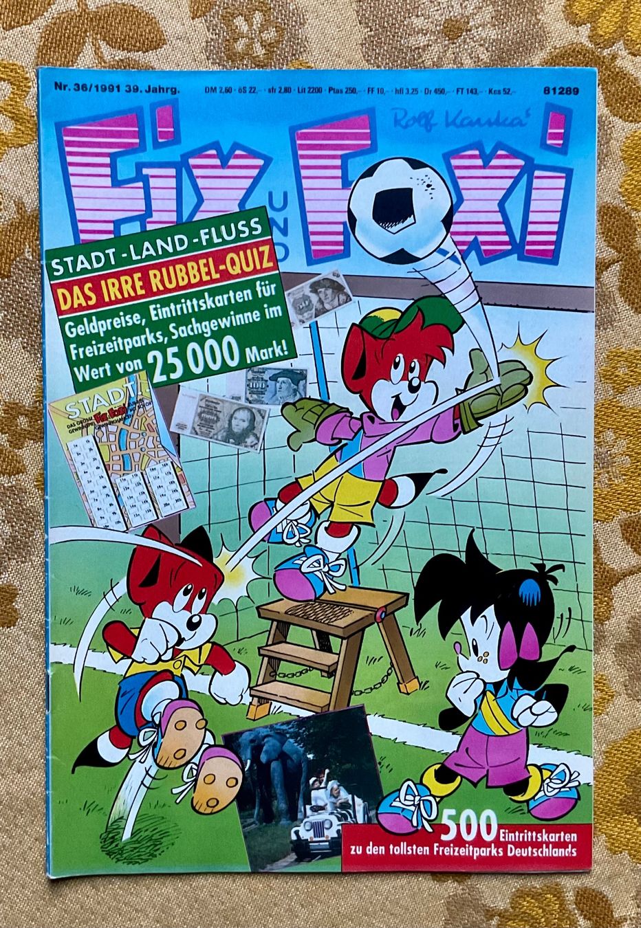 Fumetti: Fix und Foxi Heft Nr 36 von 1991 – Usato da Endingen venduto da nathan05