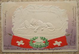 PRÄGE-AK LÖWEN-DENKMAL LUZERN 1902