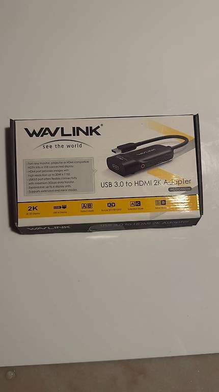 Adattatori: Adaptateur WAVLINK USB 3.0 vers HDMI 4K Multi-Écran – Usato da Zug venduto da Inthelux 3