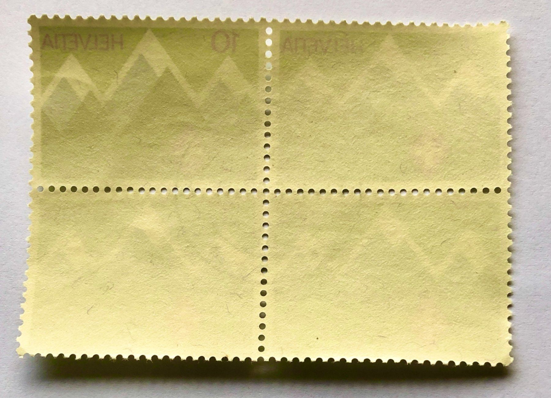 Tous les timbres: 4er Block Nr.453 Stempelt Trimbach 1968    – D'occasion à Aarau par Billa007 1