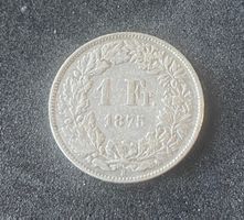 1 Franken Silber 1875 Vorz