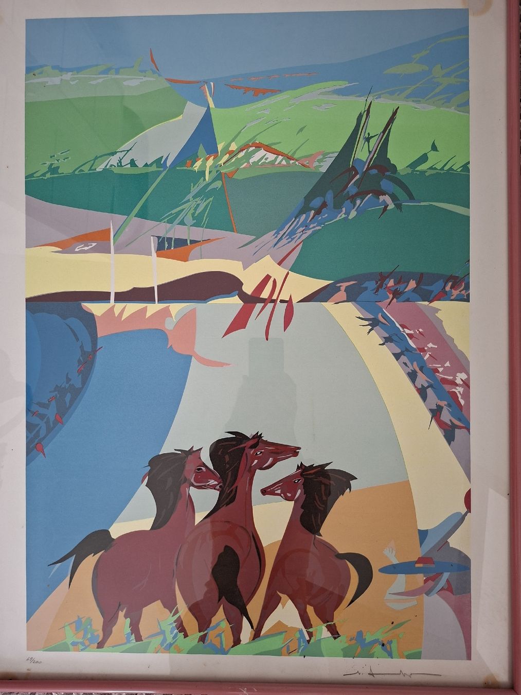 Grafiken & Lithographien: Lithographie Noël Jeanbourquin – Gebraucht aus Goumois von dan_9f6z 3