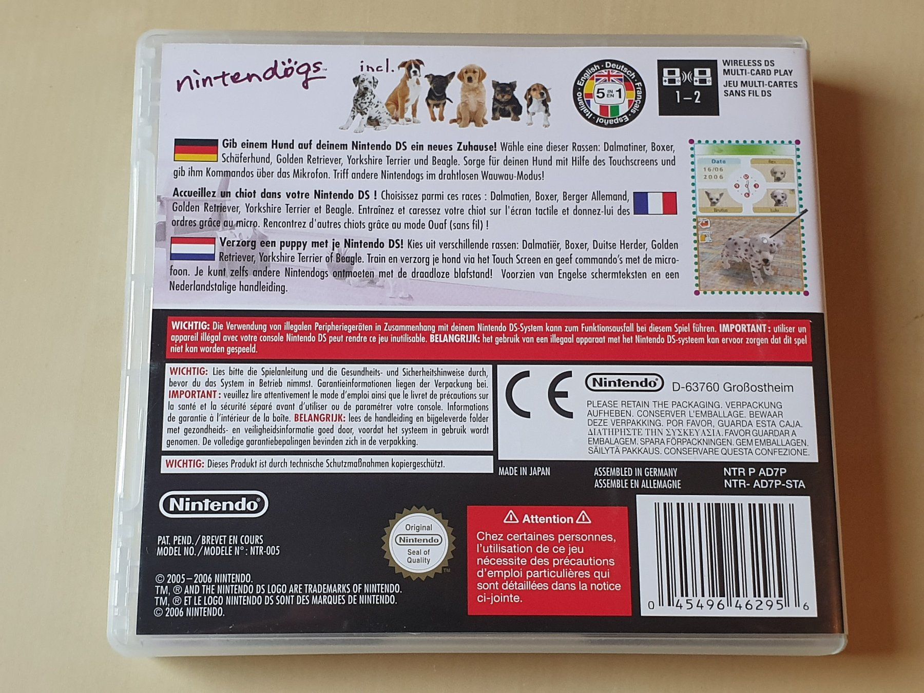 Nintendo Giochi: Nintendogs Dalmatiner & Freunde – Usato da Stansstad venduto da collectorsshop 1