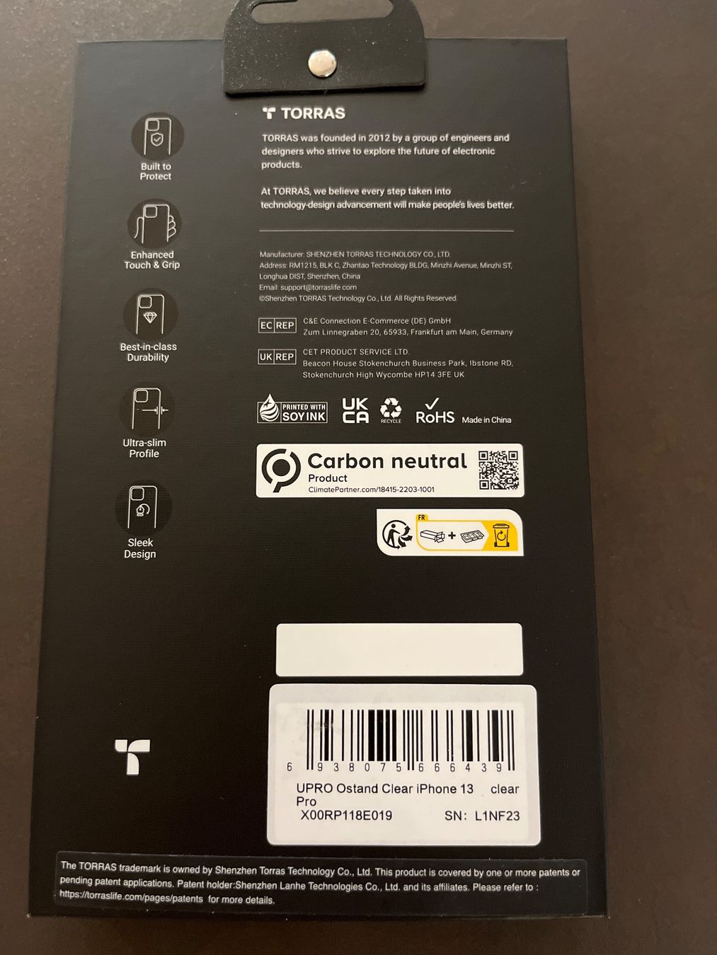 Cover & Protezioni schermo: Torras Upro Ostand Case iPhone 13 Pro gebraucht – Nuovo e nell'imballaggio originale da Gümligen venduto da Sriesen 1