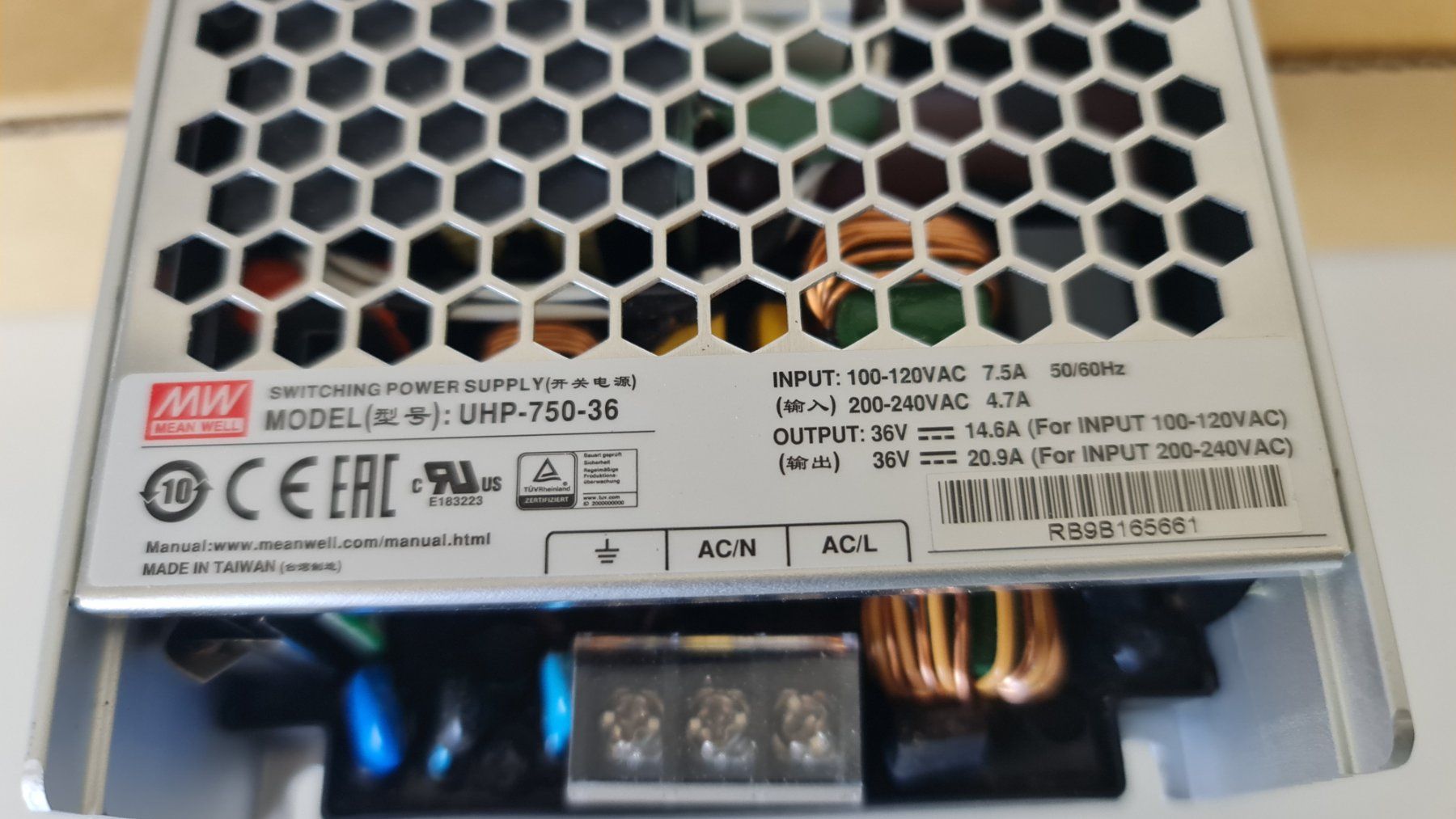 Componenti elettronici: 750W Netzteil 36V/20.9A – Nuovo e nell'imballaggio originale da Meiringen venduto da Logia 2