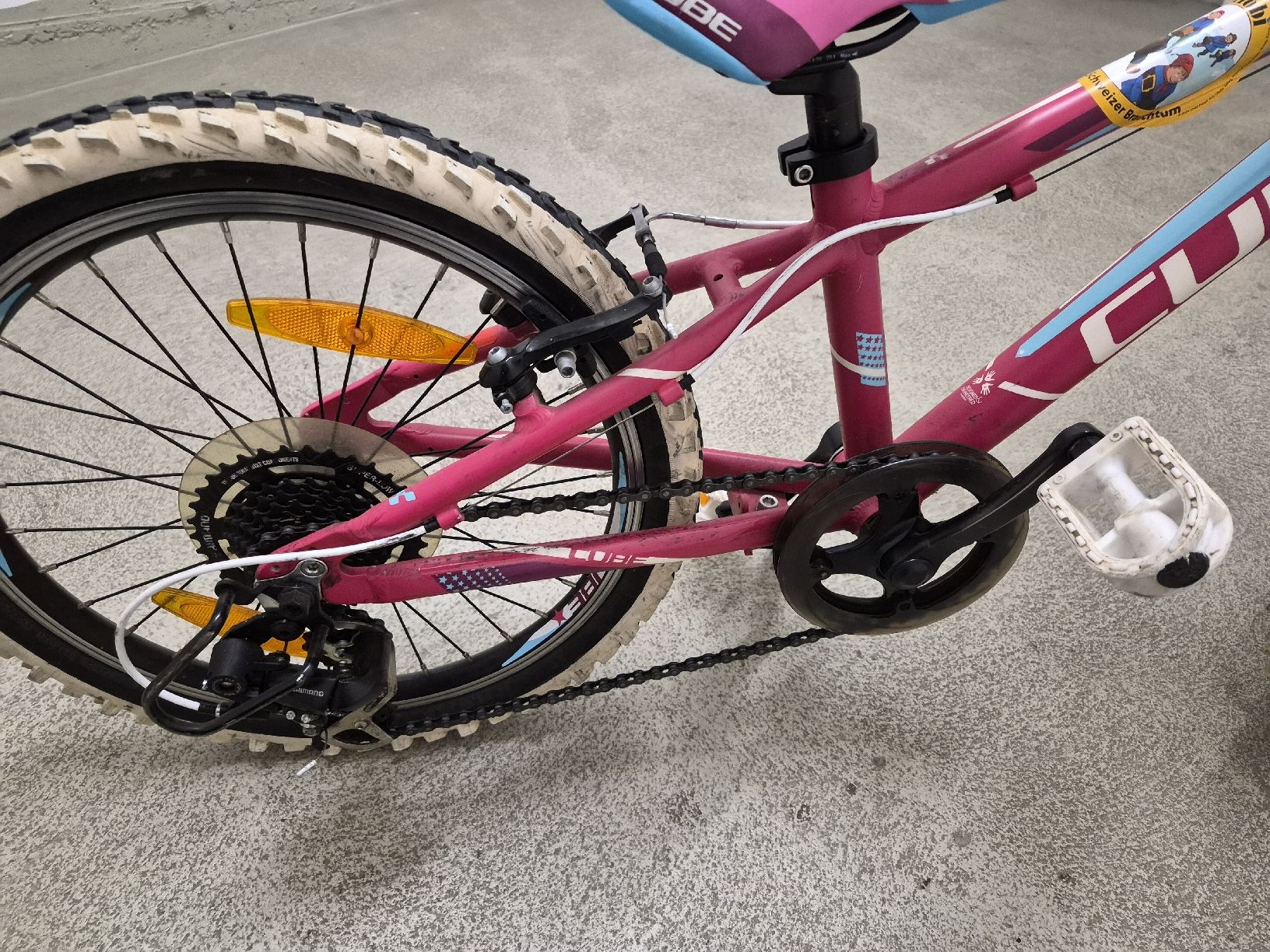 Cube Biciclette: Mädchen Velo Cube  20 zoll - Pink – Usato da Brugg AG venduto da ahauserd 5