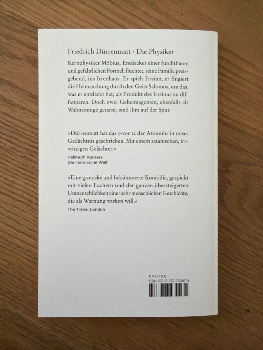 Libri: Die Physiker - Dürrenmatt – Nuovo (secondo la descrizione) da Zug venduto da sab_sm5q 1