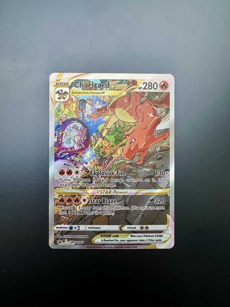 Pokémon Sammelbilder & Trading cards: Charizard VSTAR #SWSH262 PROMO - Ab 1.-! – Gebraucht aus Bern von HugoStiglitz11