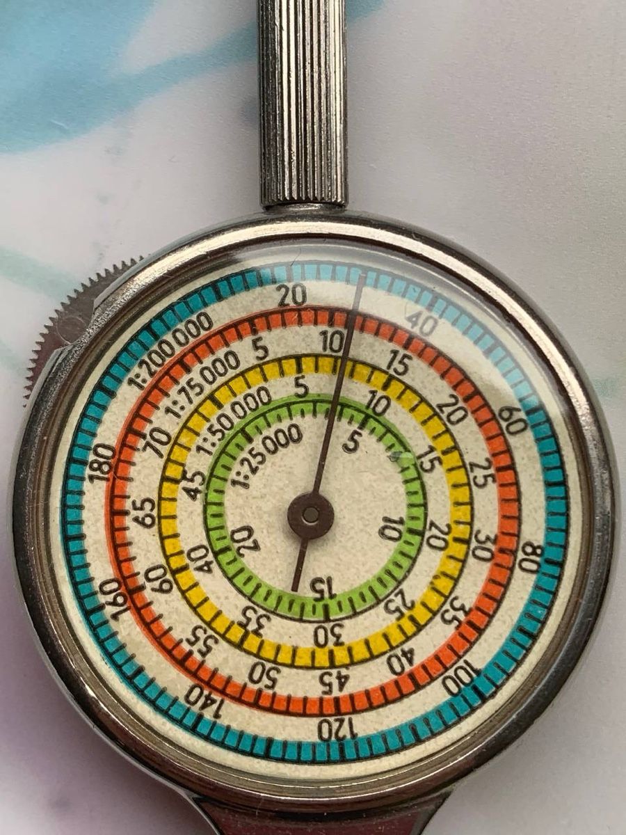 Karten: Vintage Kurvimeter / Kartenmesser – Gebraucht aus Schaan von nan_2pg2