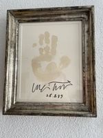 Handsigniertes Kunstwerk mit speziellem Handabdruck, 89!
