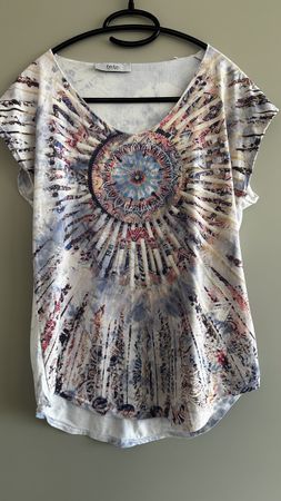 BeFun Damen Shirt Gr. M/L Ethno Boho Sommer  bunt
