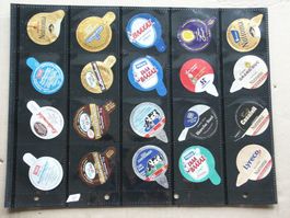 40 Ausländische Kaffeerahmdeckeli